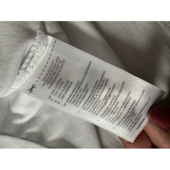 Adidas Golf Mens White Short Sleeve Crew Neck Shirt Size Large 3 Stripes Logo - Picture 9 of 11